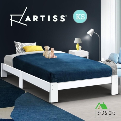 Artiss Bed Frame King Single Size Wooden Mattress Base Timber Platform JADE
