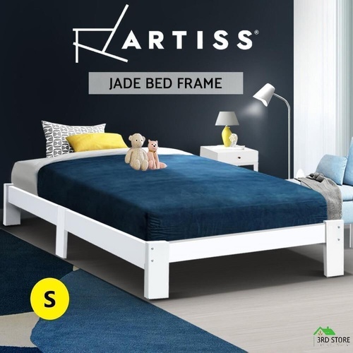 Artiss Bed Frame Single Wooden Bed Base Frame Size JADE Timber Mattress Platform