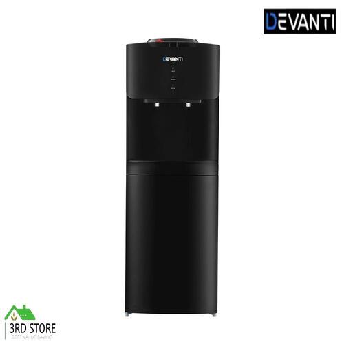 RETURNs Devanti Water Cooler Dispenser Mains Bottle Stand Hot Cold Tap Office Black