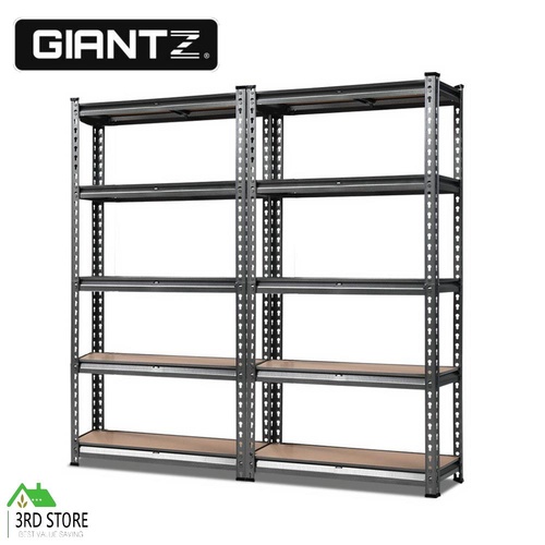 Giantz 2x1.5M Warehouse Rack Shelving Racking Storage Steel Garage Shelves