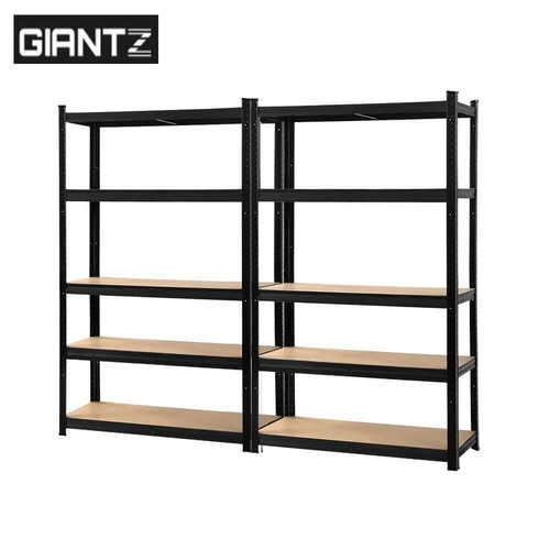 Giantz 2X0.9M Warehouse Shelving Garage Storage Racking Steel Metal Shelves