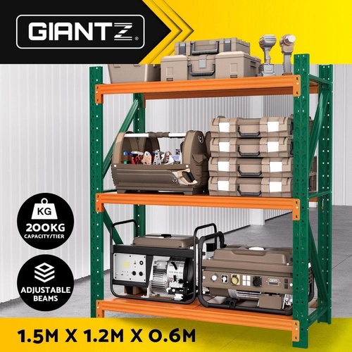 Giantz 1.2Mx1.5M Garage Shelving Warehouse Rack
