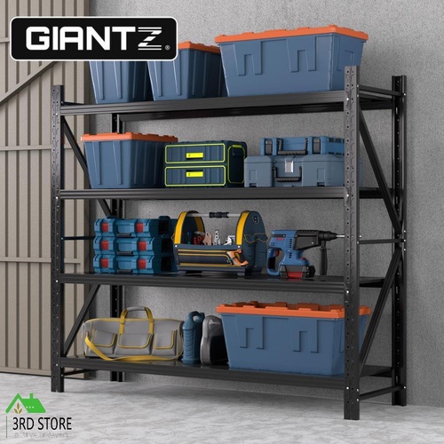 RETURNs Giantz 2MX1.8M Garage Shelving Warehouse Rack Pallet Storage Shelves Racking