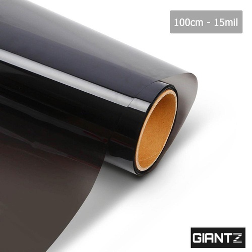 Window Tint Film Black Roll 15% VLT Car Home House 100cm X 30m Tinting tools
