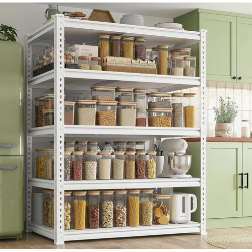 Metal Shelving Unit 5-Level Garage Shelving Metal Storage Racking Kitchen Shelve
