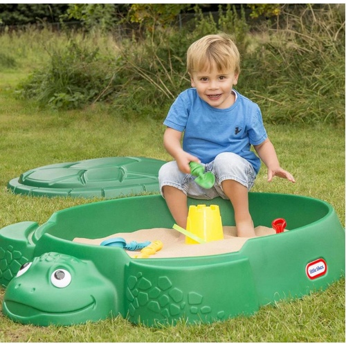 Turtle Sandbox-Sandpit for Garden Games. Safe & Portable Summer Toy and Outdoor