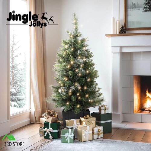 Jingle Jollys Christmas Tree 90cm Potted Xmas Tree Party Decorations