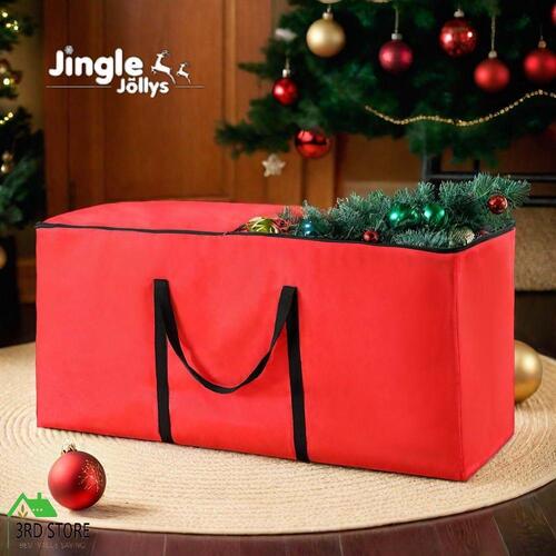 Jingle Jollys Christmas Tree Storage Bag Fits Up to 8ft Tree Xmas Bag Red