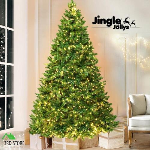 Jingle Jollys Christmas Tree 1.8m LED Xmas Tree Decorations 874 Tips