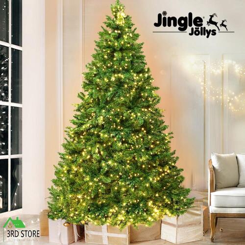 Jingle Jollys Christmas Tree 2.4m Xmas Tree Decorations 1488 LEDs