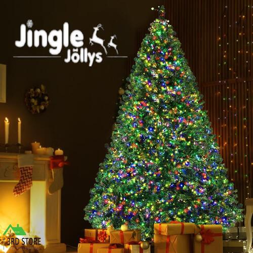 Jingle Jollys Christmas Tree LED 2.1M 7FT Xmas Decorations Green Home Decor