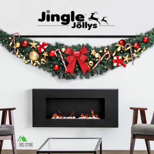 Jingle Jollys 180CM 6FT Christmas Xmas Garland Tree Decoration Home House Decor