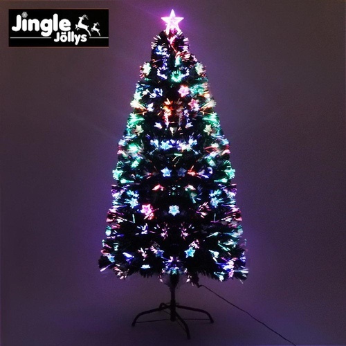 Jingle Jollys 1.5M 5FT LED Christmas Tree Xmas Multi Colour Lights Optic Fiber