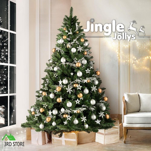 Jingle Jollys Christmas Tree 2.7M 9FT Xmas Decorations Green Home Decor 1600 Tip