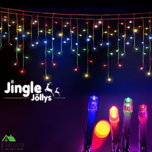 Jingle Jollys 500 LED Solar Powered Christmas Lights 20M Outdoor String Party