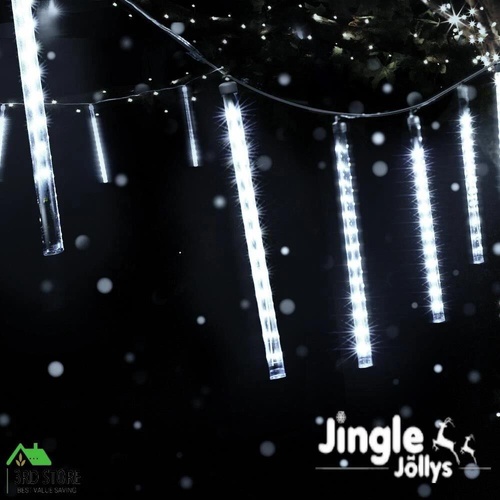 Jingle Jollys 7M Christmas Lights Shower Light 288 LED Icicle Falling Metor