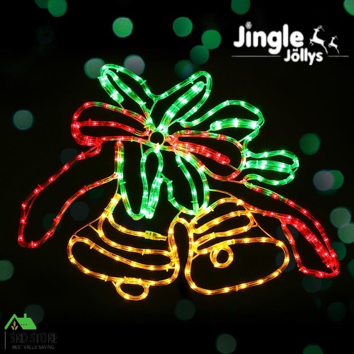 Jingle Jollys Christmas Lights Motif LED Light Outdoor Decorations 76cm Bell