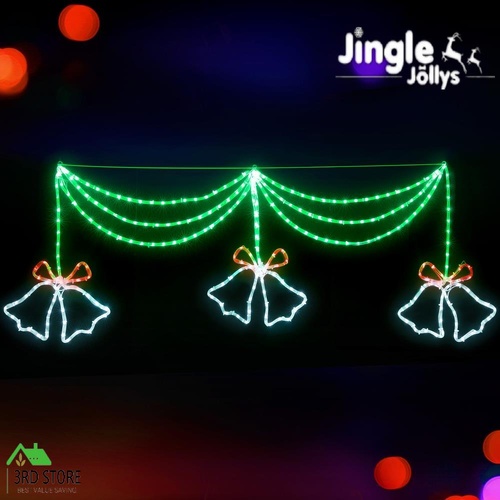 Jingle Jollys Christmas Lights 180cm Motif 288 LED Rope Light Outdoor Decoration