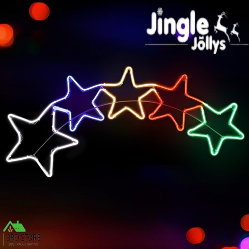 Jingle Jollys Christmas Lights 125cm Motif 560 LED Rope Light Outdoor Decoration