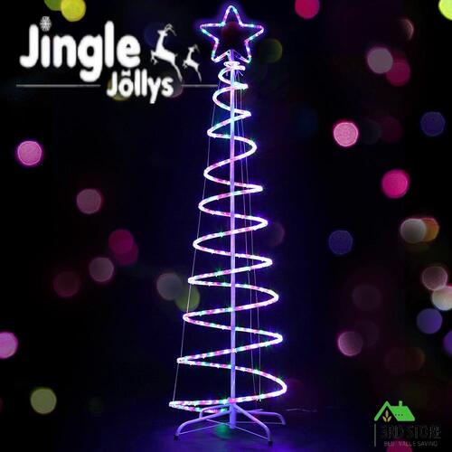 Jingle Jollys Christmas LED Motif Light 1.88M Tree Waterproof Colourful