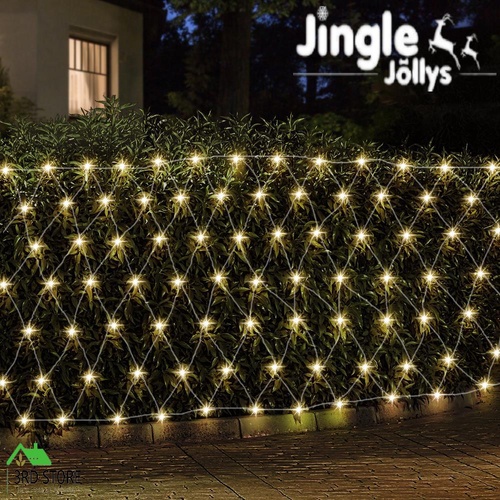 Jingle Jollys 4mx6m Christmas Net Mesh Lights 1000LED String Fairy Party Wedding