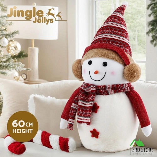 Jingle Jollys Christmas Snowman Handicraft Ornaments Party Decorations 60cm