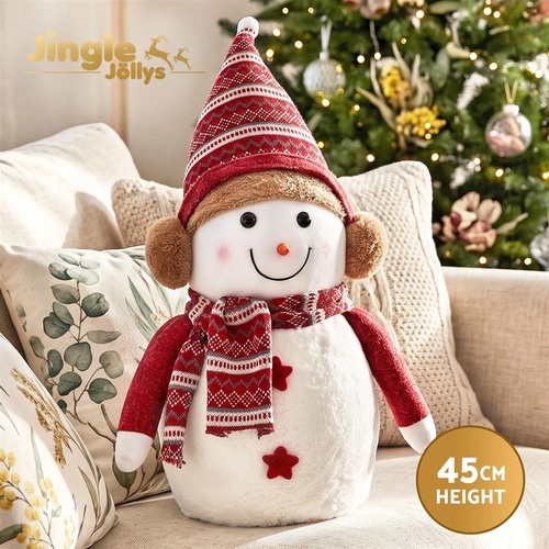 Jingle Jollys Christmas Snowman Handicraft Ornaments Party Decorations 45cm