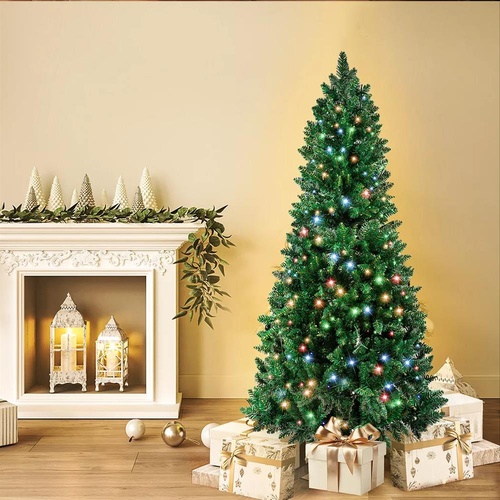 Santaco Prelit Slim Pencil Christmas Tree Xmas Decor Decoration Bushy 1.8M