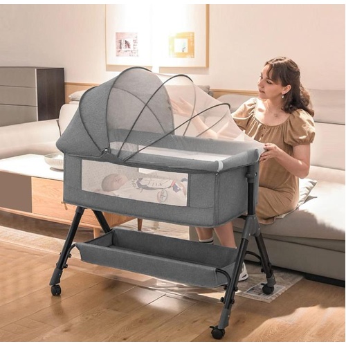 Baby Cots Newborn Co-Sleeper Bed Foldable Baby Bassinet Bedside Sleep Cradle