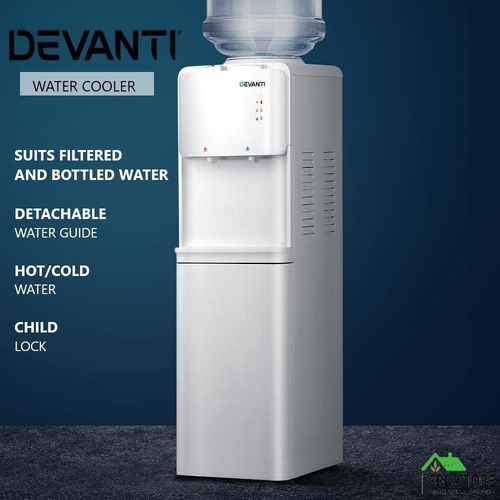 Devanti Water Cooler Dispenser Stand Hot Cold Tap Bottle Filter Purifier Office